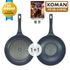 [KOMAN] 2 Piece Set : BlackWin Titanium Coated Frying Pan 28cm+Wok 28cm-Nonstick Cookware 6-Layers Coationg Die Casting Frying Pan - Made in Korea